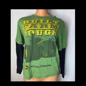 John Deere Green and Yellow Graphic Tee